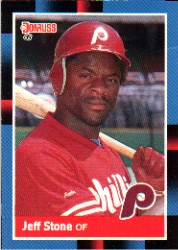 1988 Donruss Baseball Cards    482     Jeff Stone